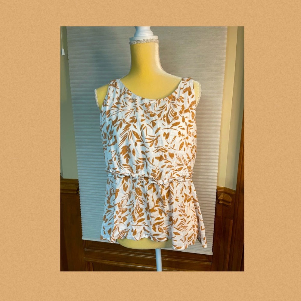 New-Nordstrom Rack Everleigh ivry/ terra blouse